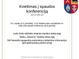 Kvietimas į spaudos konferenciją